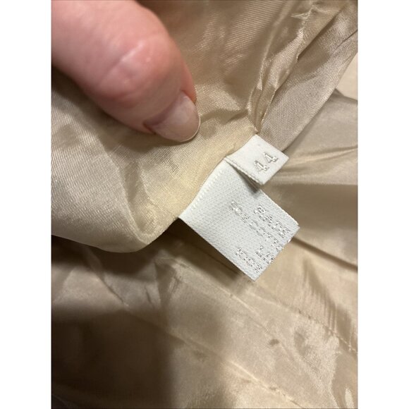 Prada Authentic Solid Light Beige Linen Cotton Tank Midi Dress IT 44 Medium US 8 - Picture 4 of 9